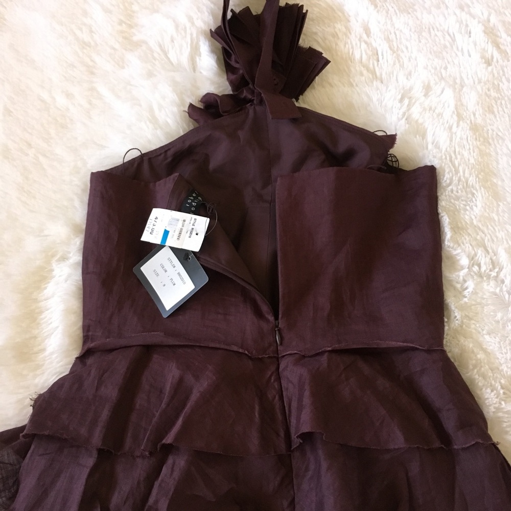 NWT Robert Rodriguez halter ruffle dress - Picture 7 of 8